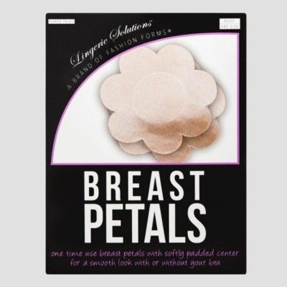 Fashion Forms Women's Breast Petals Beige - 3 Pack - Picture 2 of 8